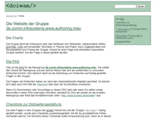 Tablet Screenshot of dciwam.de